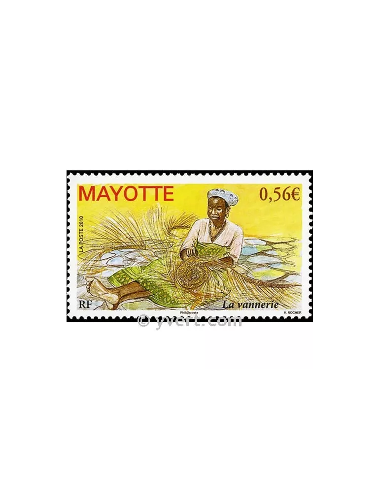 n° 233 -  Timbre Mayotte Poste