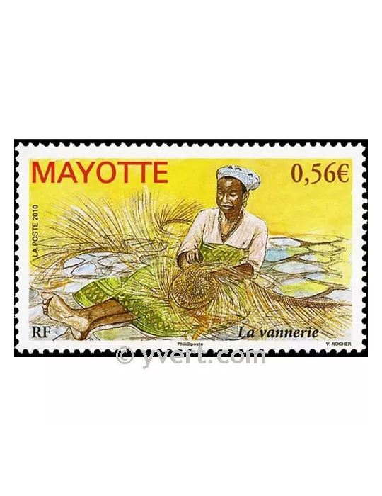 n° 233 -  Timbre Mayotte Poste