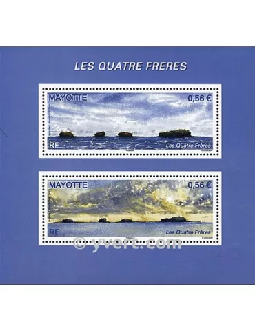 n° 6 -  Timbre Mayotte Blocs et feuillets