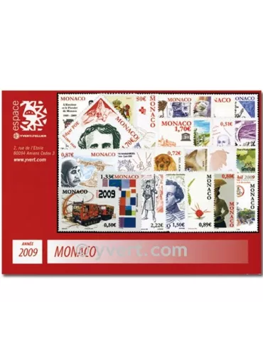 n° 2658/2717 -  Timbre Monaco Année complète (2009)