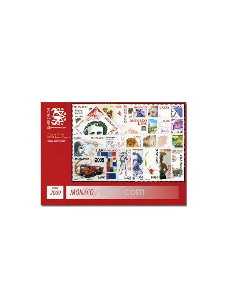 n° 2658/2717 -  Timbre Monaco Année complète (2009)