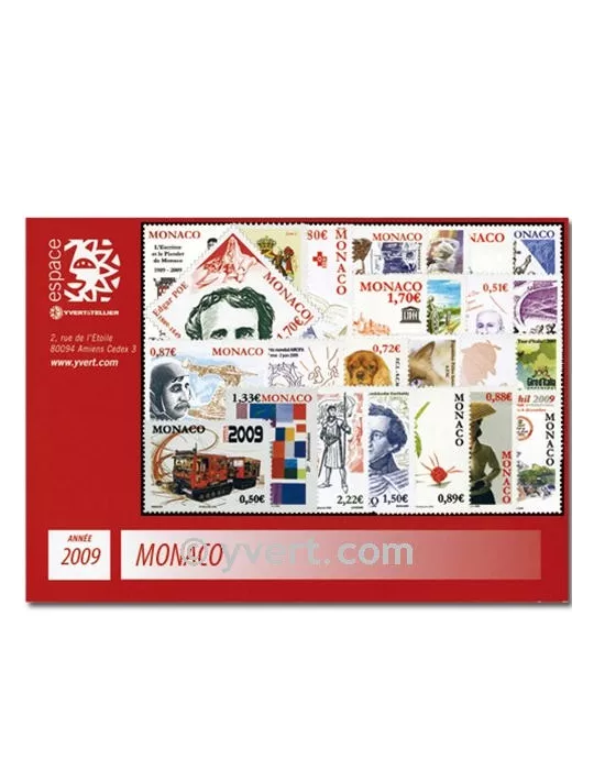 n° 2658/2717 -  Timbre Monaco Année complète (2009)