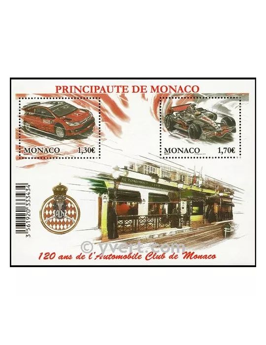 n° 95 -  Timbre Monaco Bloc et feuillets