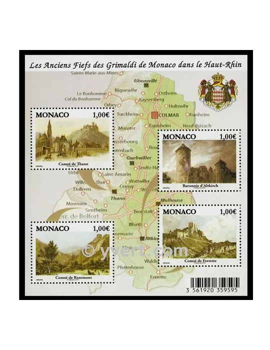 n° 98 -  Timbre Monaco Bloc et feuillets