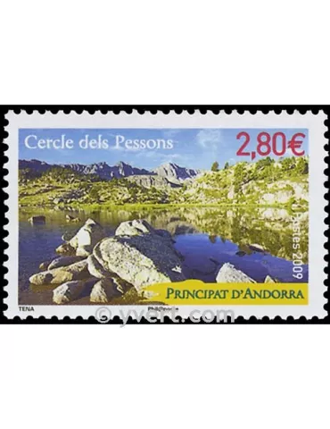 n° 676 -  Timbre Andorre Poste
