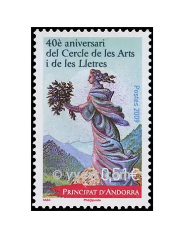n° 678 -  Timbre Andorre Poste