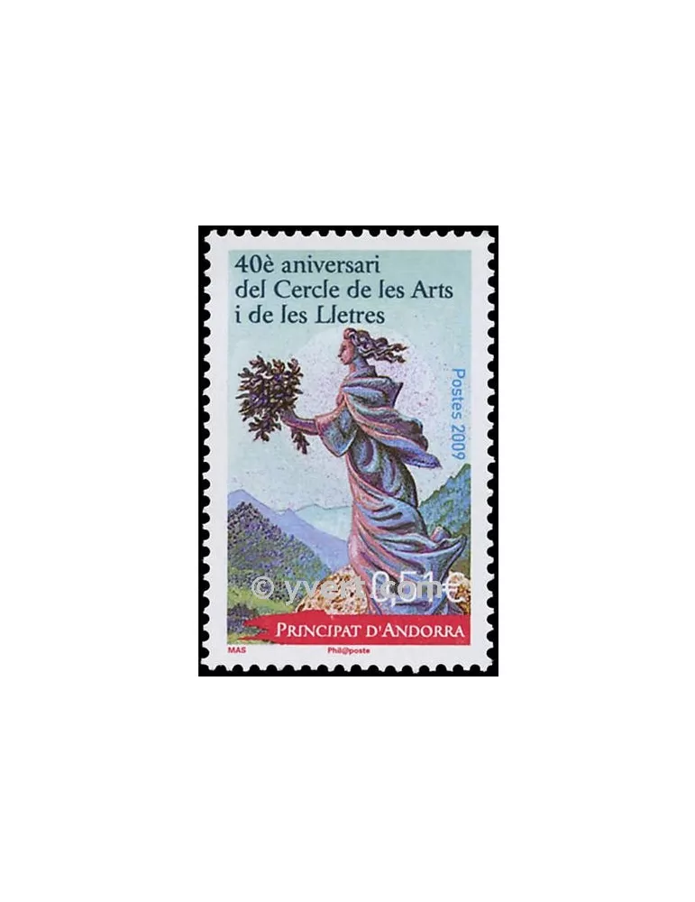 n° 678 -  Timbre Andorre Poste
