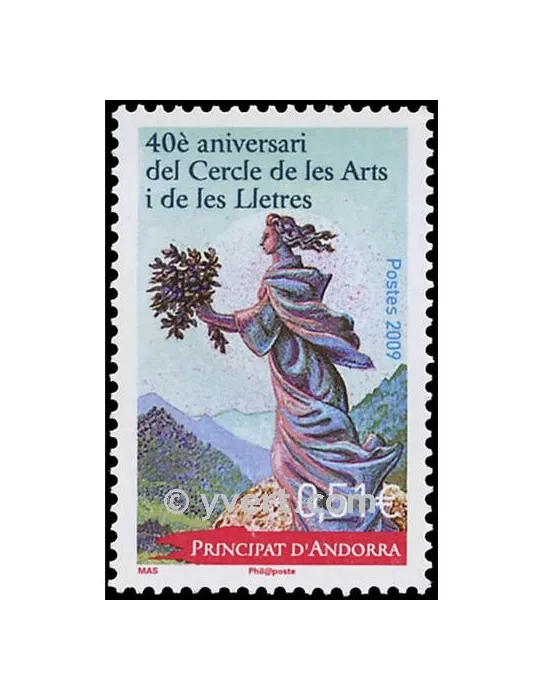 n° 678 -  Timbre Andorre Poste