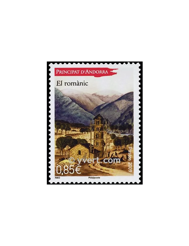 n° 679 -  Timbre Andorre Poste