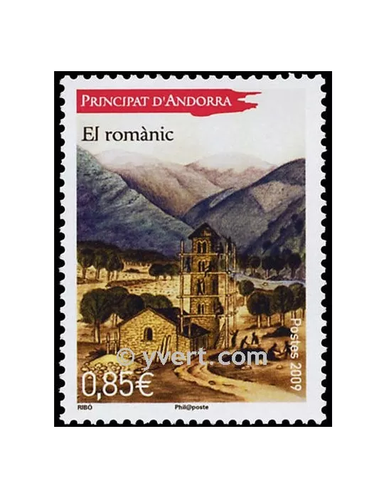 n° 679 -  Timbre Andorre Poste