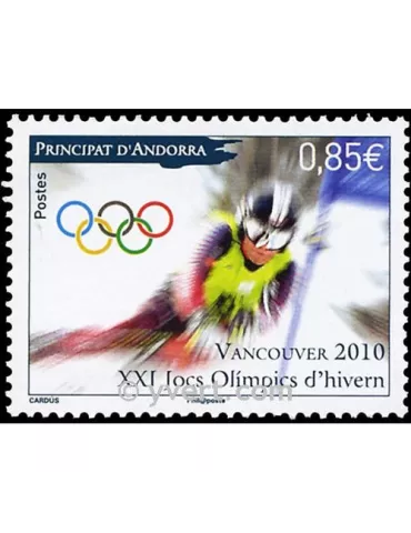 n° 687 -  Timbre Andorre Poste