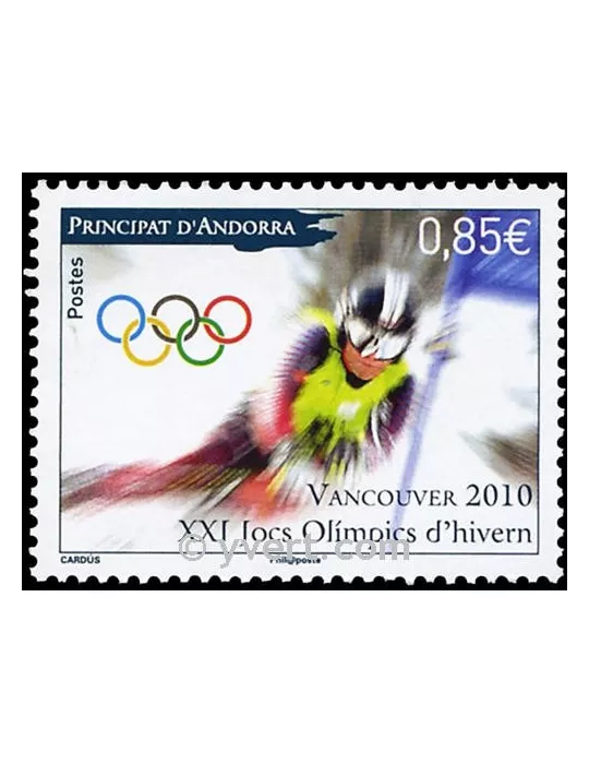 n° 687 -  Timbre Andorre Poste