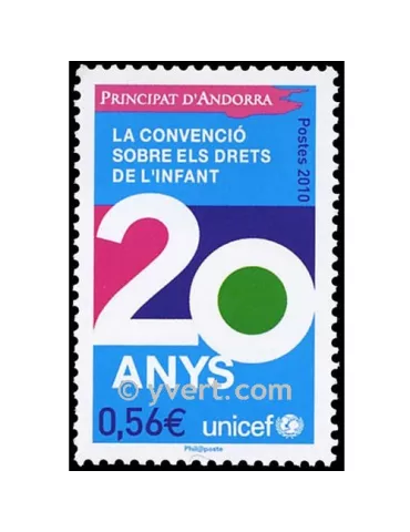 n° 688 -  Timbre Andorre Poste