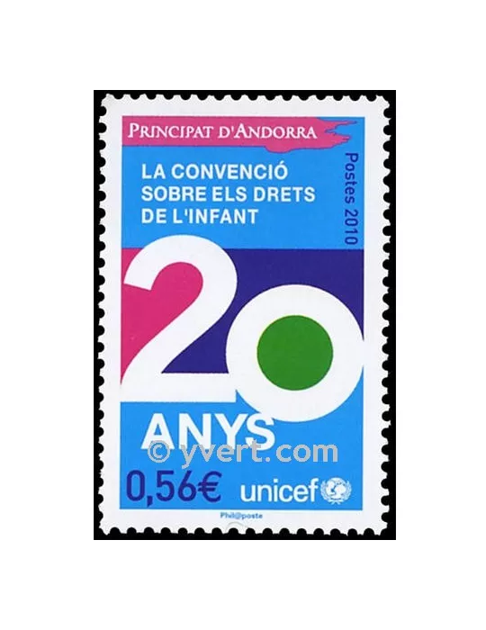 n° 688 -  Timbre Andorre Poste