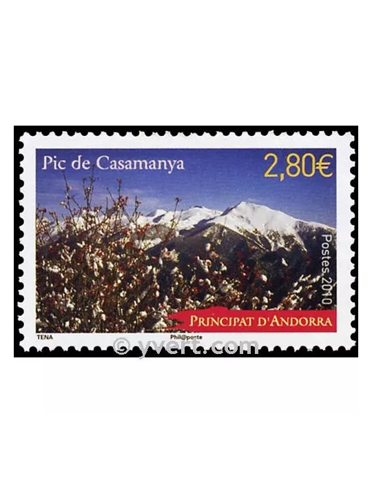 n° 689 -  Timbre Andorre Poste