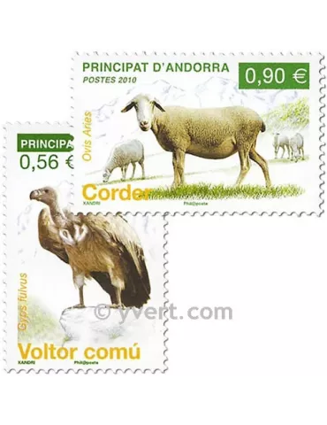 n° 690/691 -  Timbre Andorre Poste