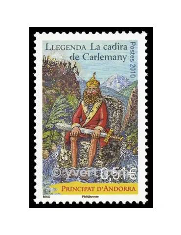 n° 693 -  Timbre Andorre Poste