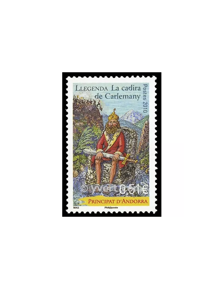 n° 693 -  Timbre Andorre Poste