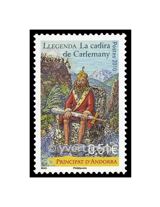 n° 693 -  Timbre Andorre Poste