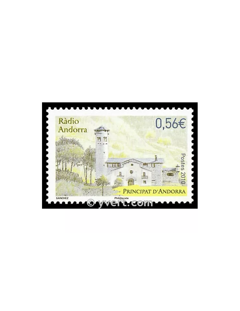 n° 695 -  Timbre Andorre Poste