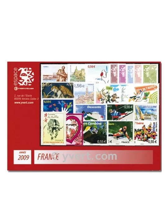 n° 4324/4430  - Timbre France Année complète  (2009)