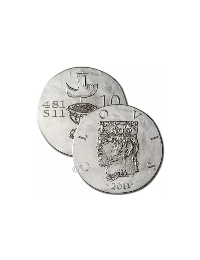 10 EUROS ARGENT - FRANCE - CLOVIS