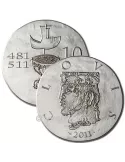 10 EUROS ARGENT - FRANCE - CLOVIS