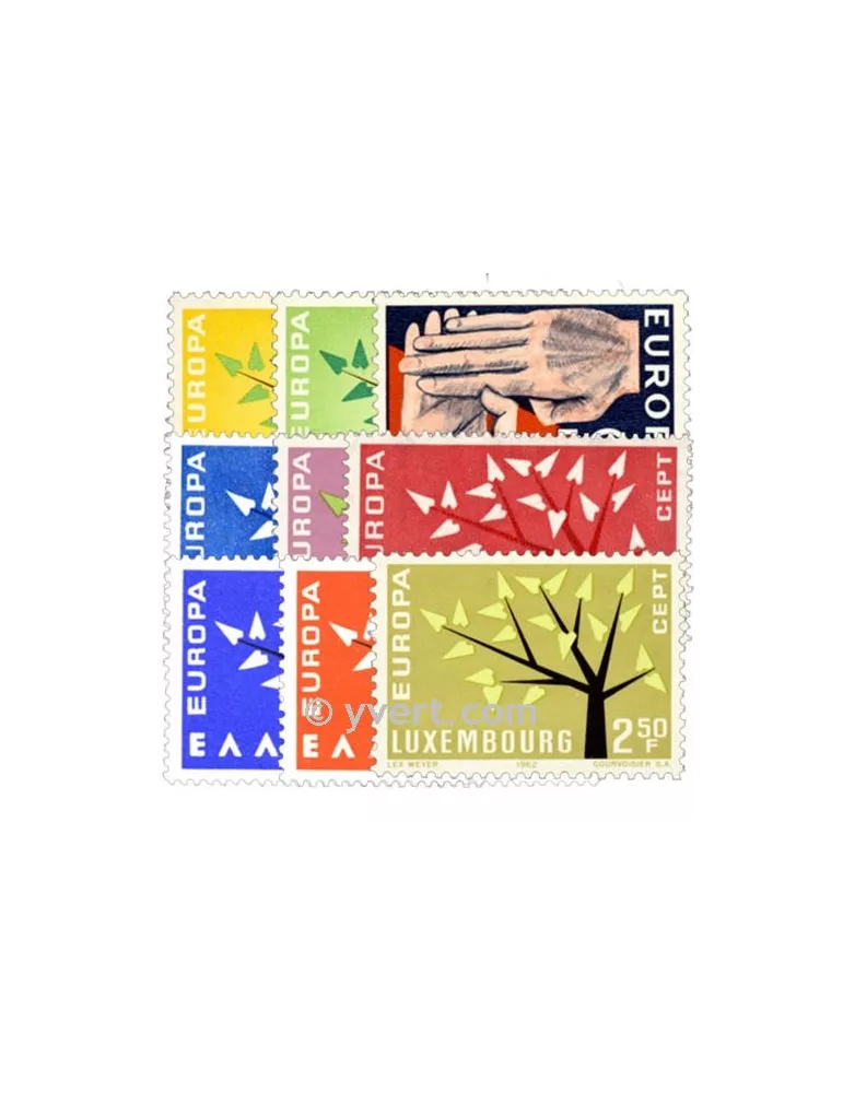 1962** - Année complète neuf EUROPA