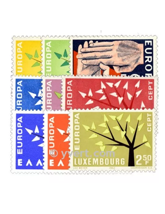 1962** - Année complète neuf EUROPA