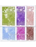 n° 486/491 -  Timbre France Autoadhésifs