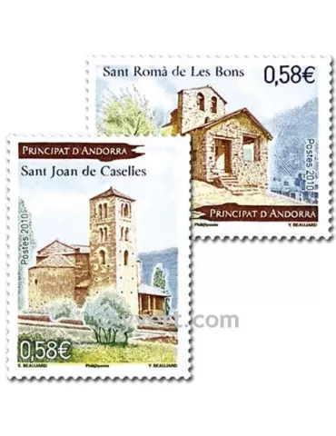 n° 699/700 -  Timbre Andorre Poste