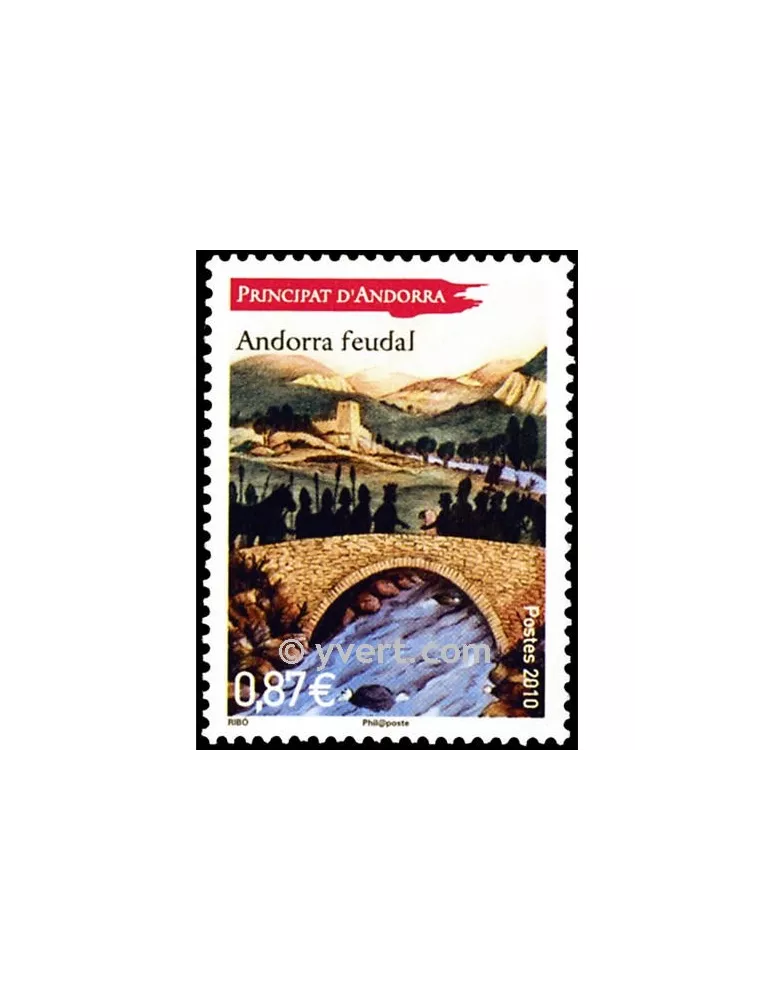 n° 702 -  Timbre Andorre Poste