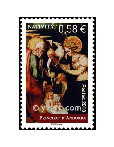 n° 703 -  Timbre Andorre Poste