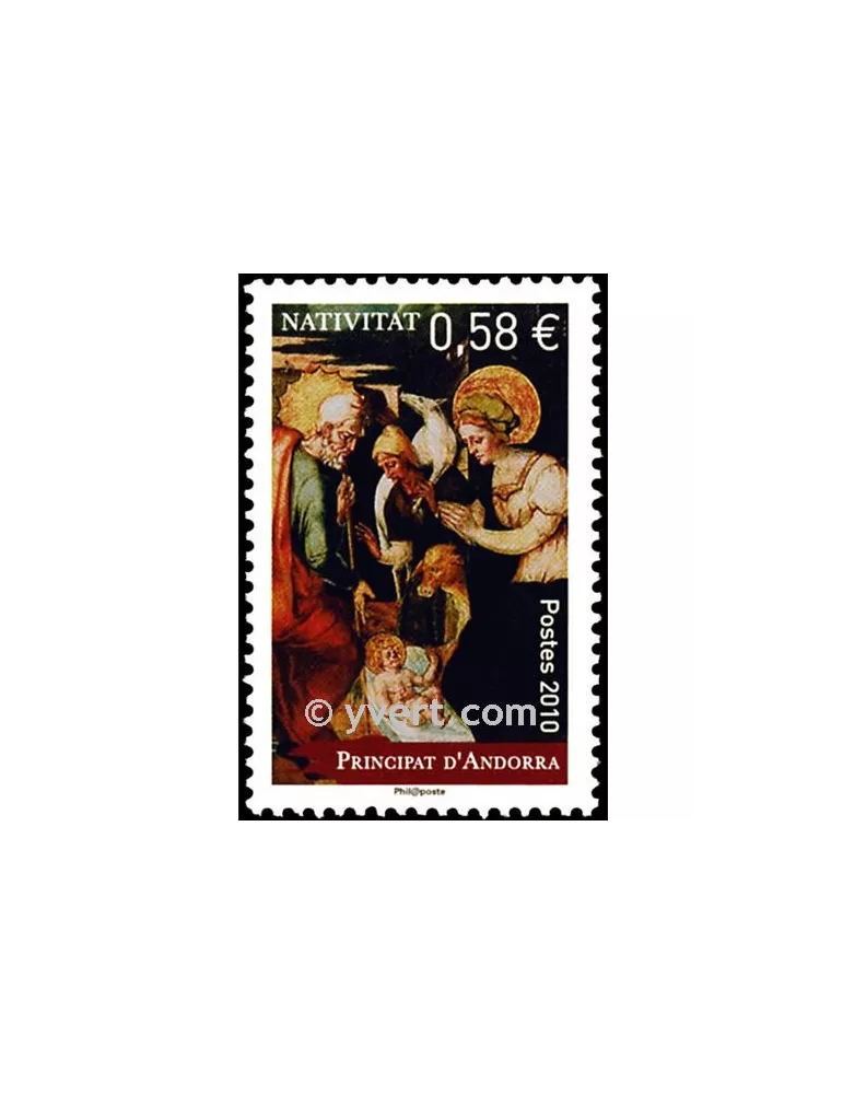 n° 703 -  Timbre Andorre Poste