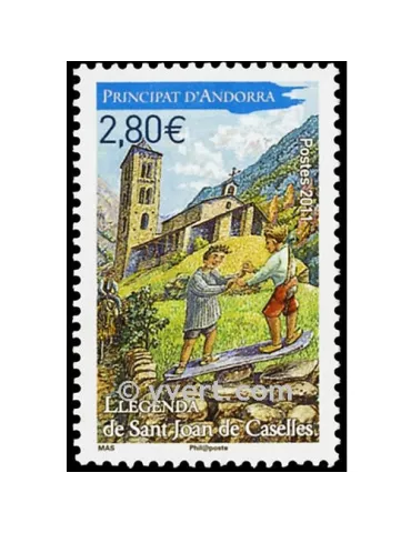 n° 704 -  Timbre Andorre Poste