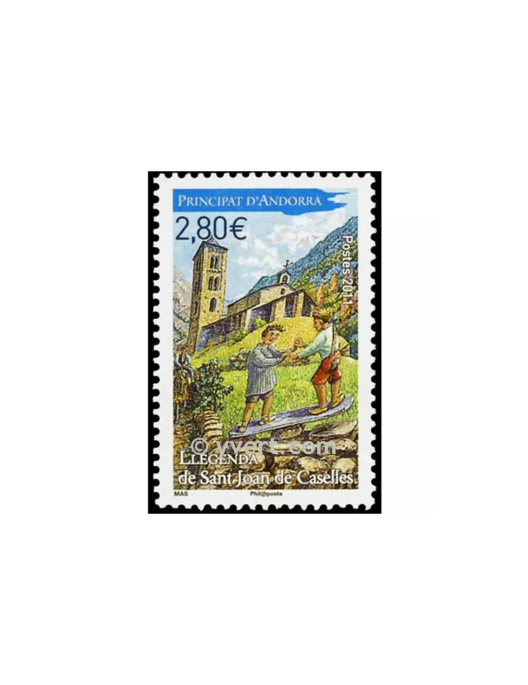 n° 704 -  Timbre Andorre Poste