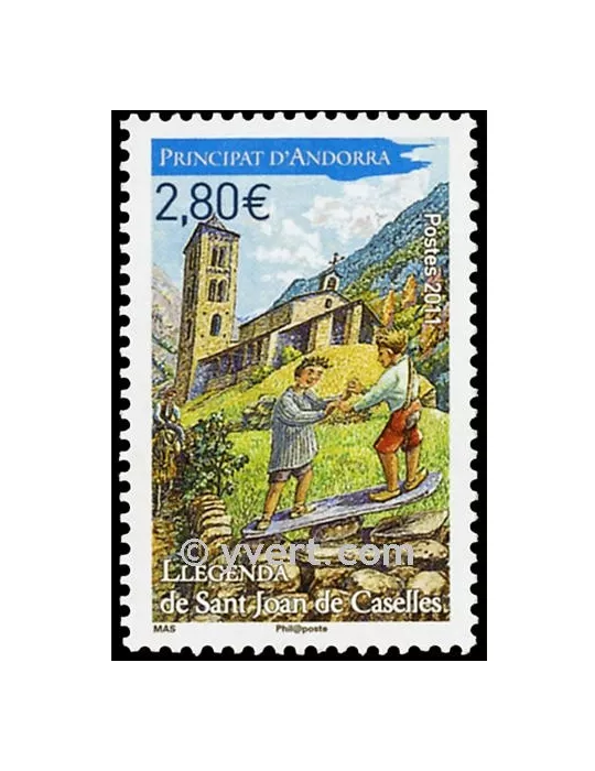 n° 704 -  Timbre Andorre Poste