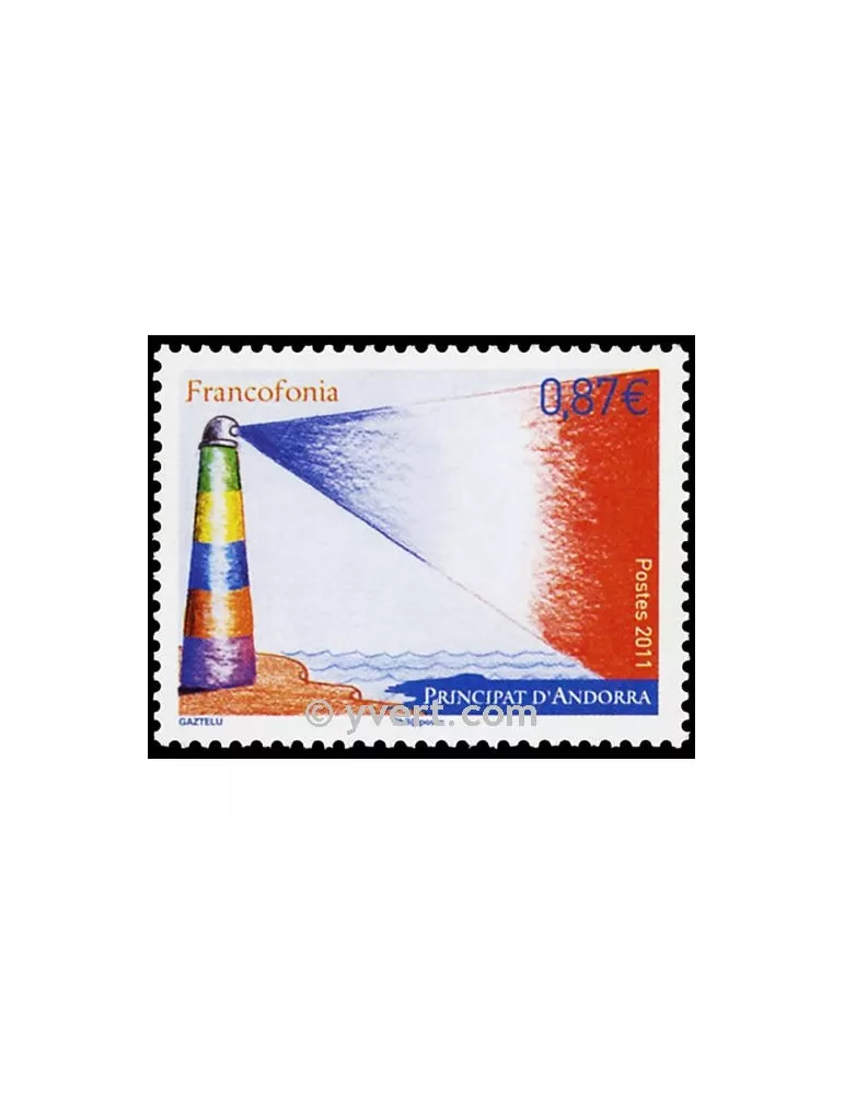 n° 705 -  Timbre Andorre Poste