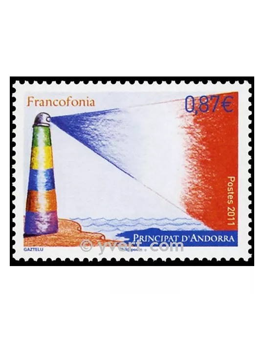 n° 705 -  Timbre Andorre Poste