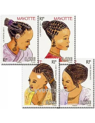 n° 241/244 -  Timbre Mayotte Poste
