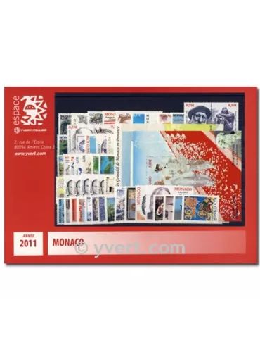 n° 2757/2808 -  Timbre Monaco Année complète (2011)