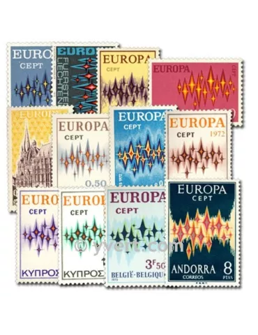 1972** - Année complète neuf EUROPA