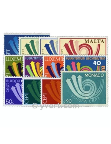 1973** - Année complète neuf EUROPA