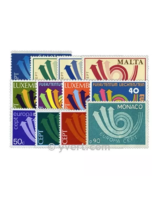 1973** - Année complète neuf EUROPA