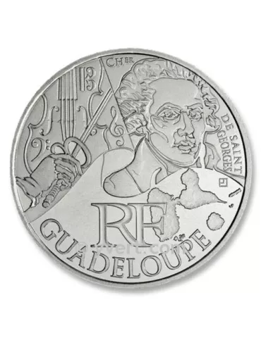 10€ DES REGIONS - Guadeloupe - 2012
