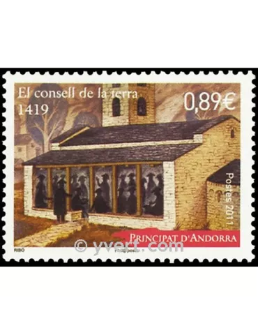 n° 715 -  Timbre Andorre Poste