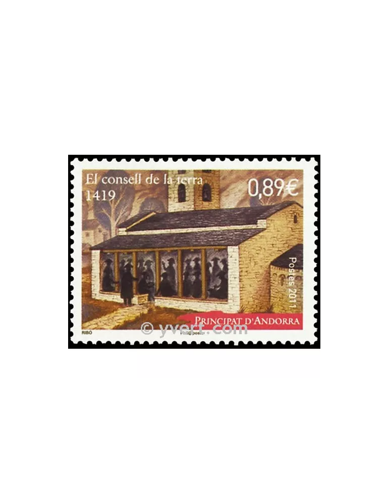 n° 715 -  Timbre Andorre Poste