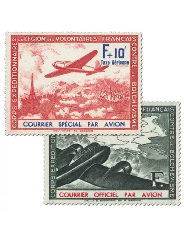 n° 2/3 -  Timbre France Poste LVF