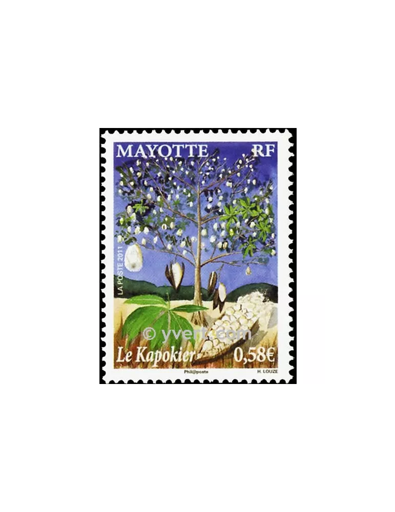 n° 253 -  Timbre Mayotte Poste