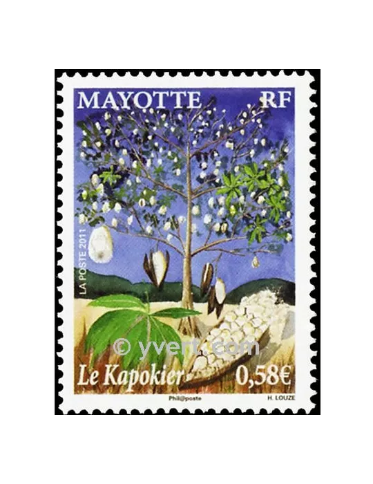 n° 253 -  Timbre Mayotte Poste